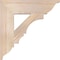 Ekena Millwork Balboa Traditional Smooth Bracket, Douglas Fir, 5 1/2"W x 24"D x 24"H BKT06X24X24BOA01SDF - alternate 2